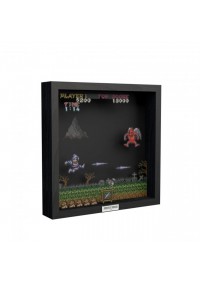 Cadre Diorama Shadow Box Ghost N' Goblins Par Pixel Frames - The Red Arremer 23 x 23 CM